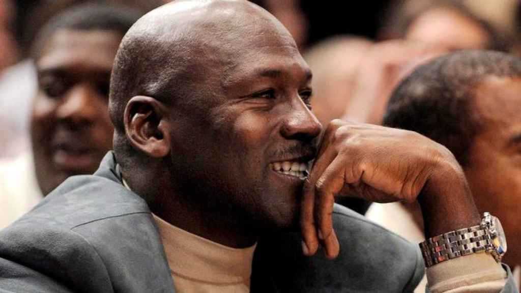 El exjugador de baloncesto Michael Jordan.