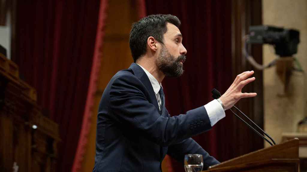 Roger Torrent, consejero de Empresa y Trabajo, quien aspira a captar fases de producción del coche eléctrico / EUROPA PRESS