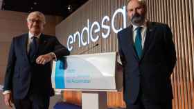 El consejero delegado de Endesa, José Bogas; y el presidente, Juan Sánchez-Calero / EP