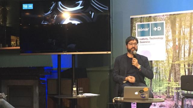 José Luis de Vicente durante la presentación de Sónar+D 2019/ CG