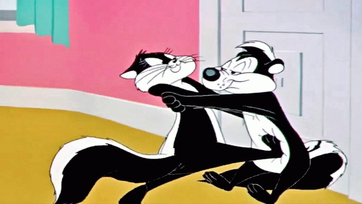 La mofeta Pepe Le Pew y Penelope Kitty / LOONEY TUNES