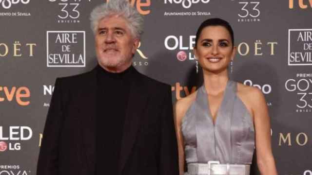 Pedro Almodóvar y Penélope Cruz, en los premios Goya 2019 / ARCHIVO