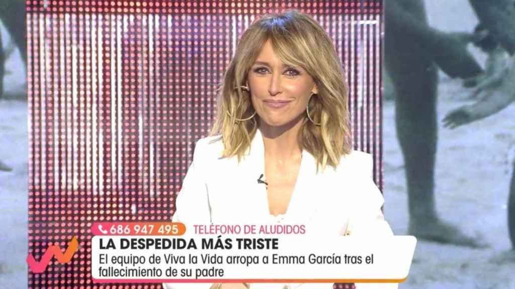 Emma García en 'Viva la vida' / MEDIASET