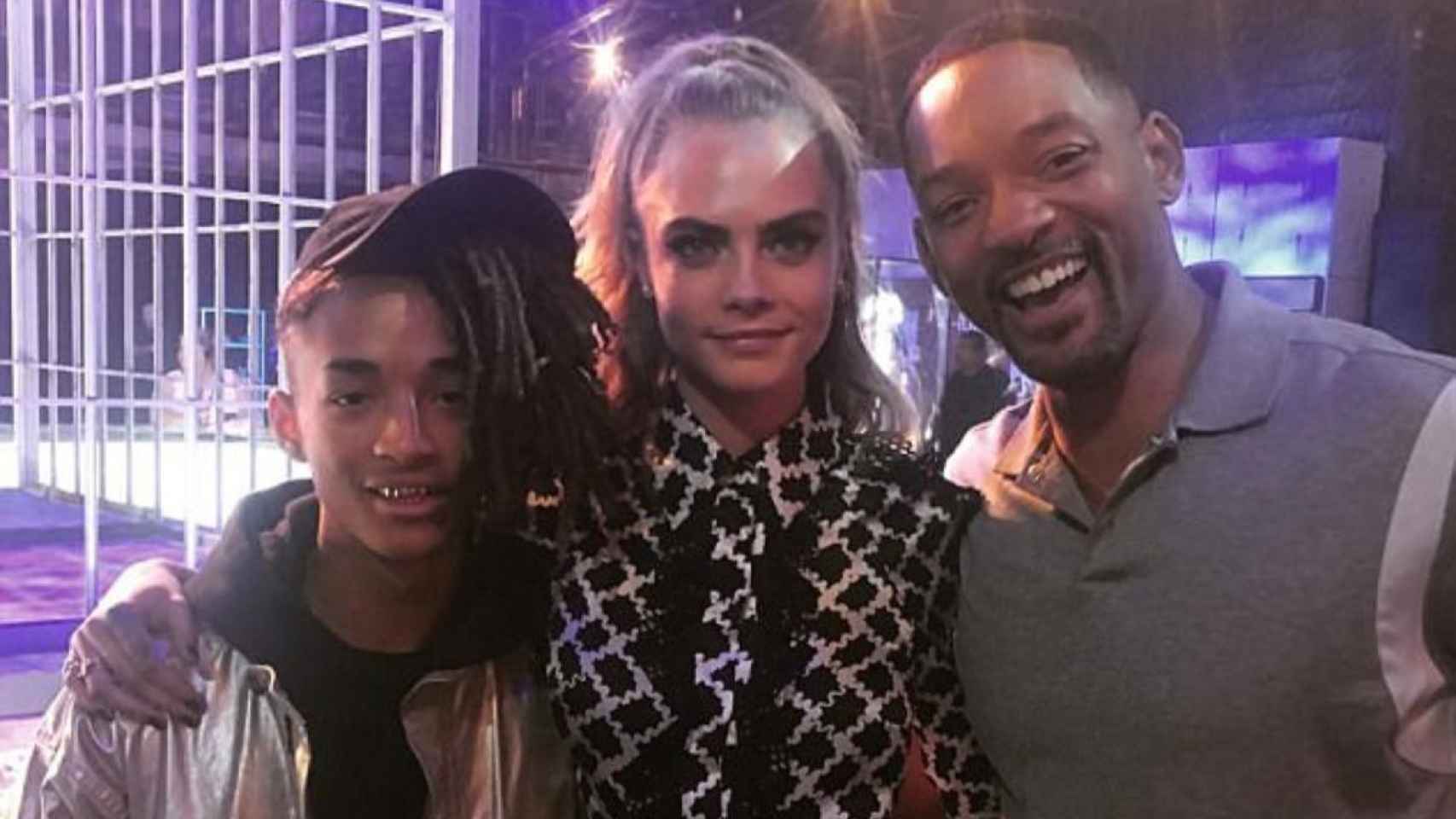 Jaden Smith, Cara Delevingne y Will Smith / INSTAGRAM