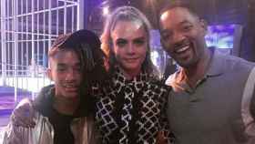 Jaden Smith, Cara Delevingne y Will Smith / INSTAGRAM