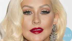 Una foto de archivo de Christina Aguilera con maquillaje