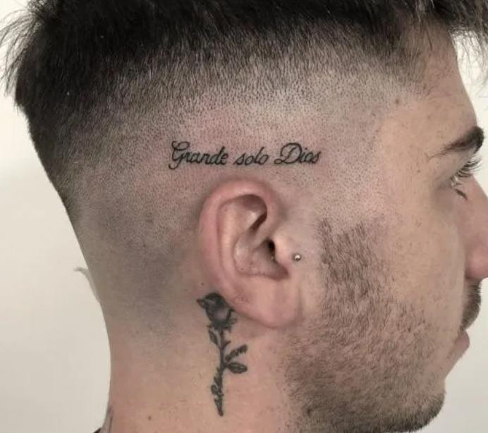 El tatuaje de Manuel Bedmar / INSTAGRAM