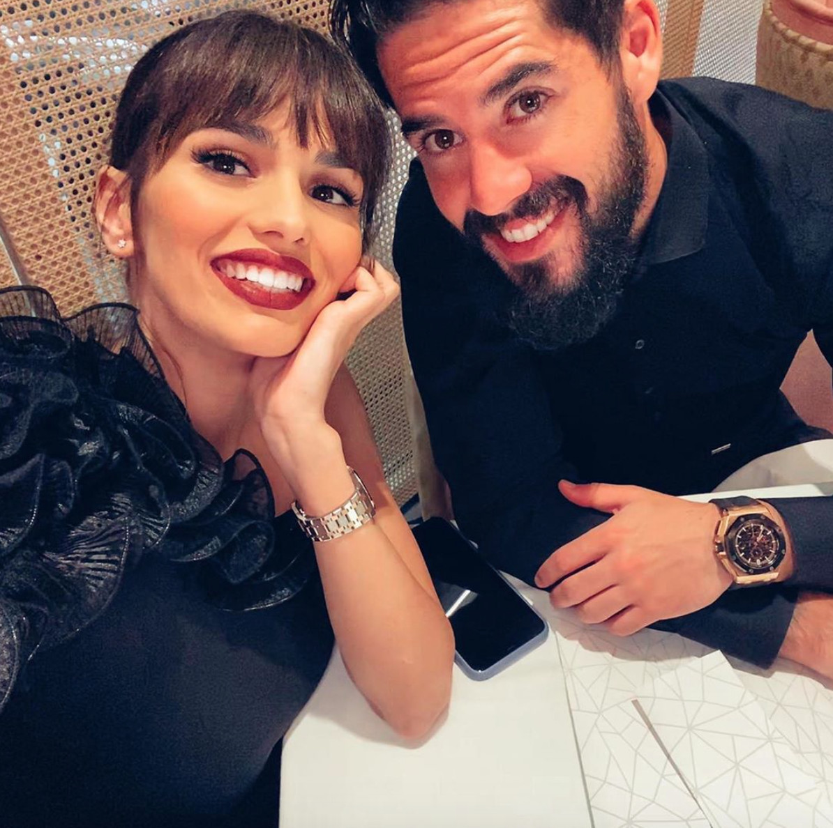 Sara Sálamo e Isco Alarcón