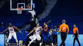 Nikola Mirotic en la semifinal de la Copa ACB ante el Baskonia / FCB