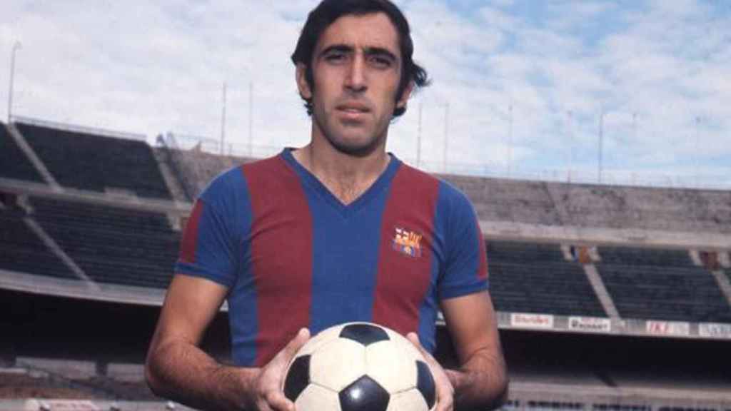 Una imagen de archivo de Juan Manuel Asensi en su etapa en el Barça / FCB