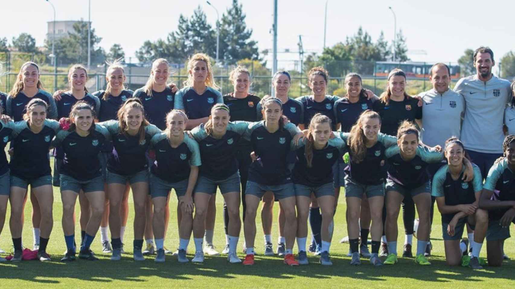 Una foto de la plantilla del Barça femenino / Instagram