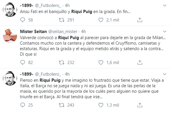 polemica riqui puig inter