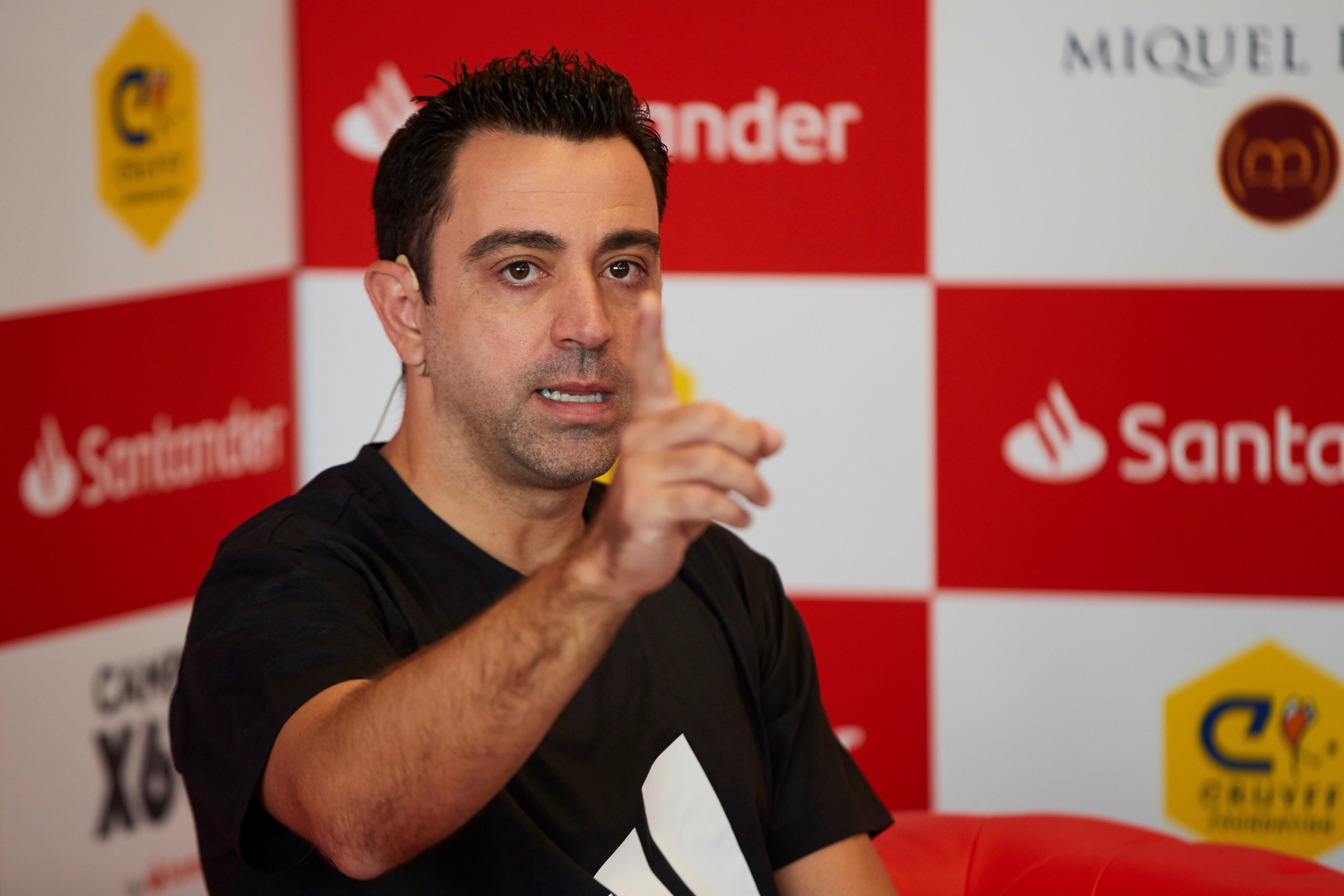 Xavi Hernández en un acto promocional / EFE