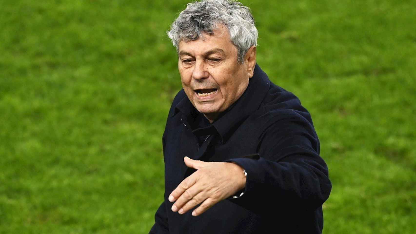 Mircea Lucescu en un partido del Dínamo de Kiev / EFE