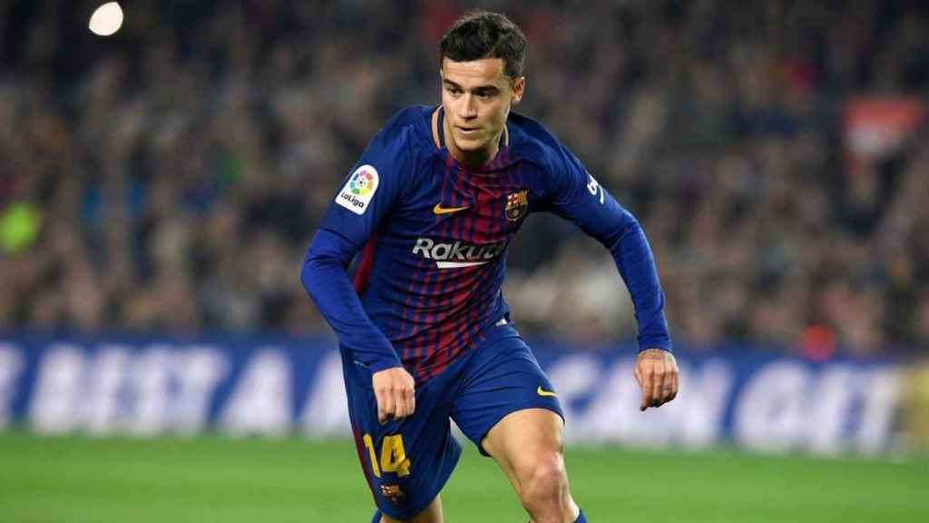 Philippe Coutinho jugando con el FC Barcelona / EFE