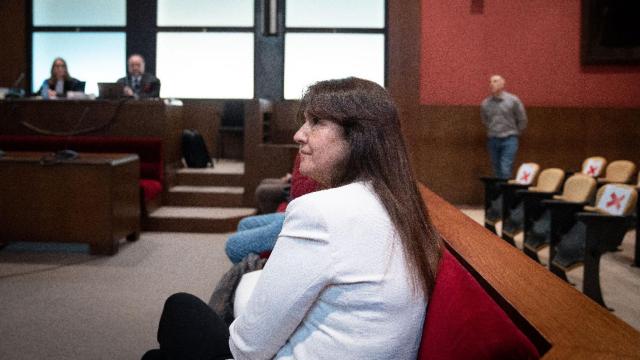 La expresidenta del Parlament Laura Borràs durante el juicio en el TSCJ / DAVID ZORRAKINO - EUROPA PRESS