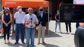 Carlos Carrizosa, presidente de Ciudadanos, que ha roto con el PSC en el pueblo de Junqueras