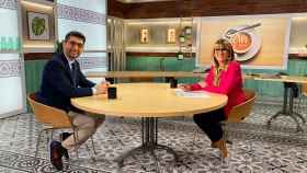 Jordi Puigneró, vicepresidente del Govern, con Gemma Nierga en 'Cafè d'Idees' de TVE / RTVE