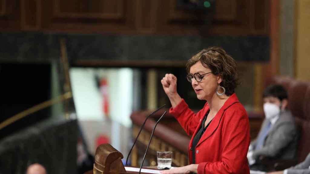 La diputada de ERC Montserrat Bassa, en una sesión plenaria en el Congreso de los Diputados / EUROPA PRESS