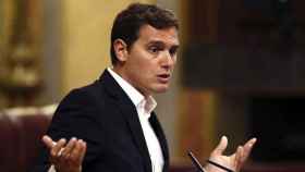 Albert Rivera, el líder de Ciudadanos, en una imagen de archivo en el Congreso de los Diputados / EFE