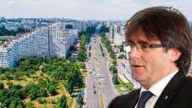 Carles Puigdemont, expresidente catalán y entrada a Chisinau, capital de Moldavia / CG