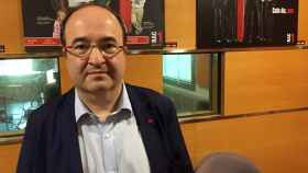 Mique Iceta, primer secretario del PSC, esta mañana en las oficinas de RAC1 / CG