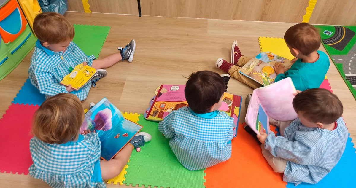 Niños en el último curso escolar de una guardería de Barcelona / EP