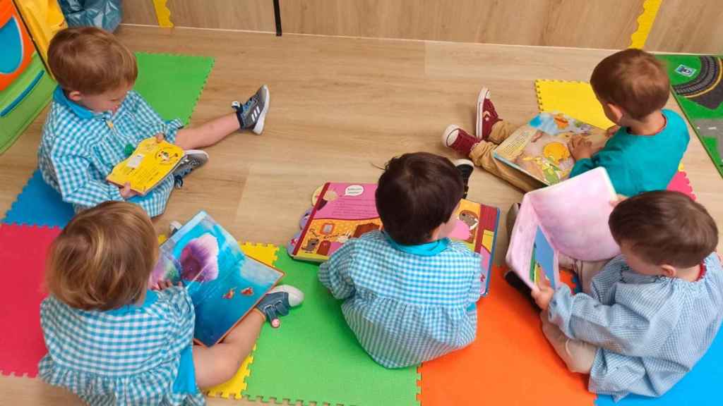 Niños en el último curso escolar de una guardería de Barcelona / EP