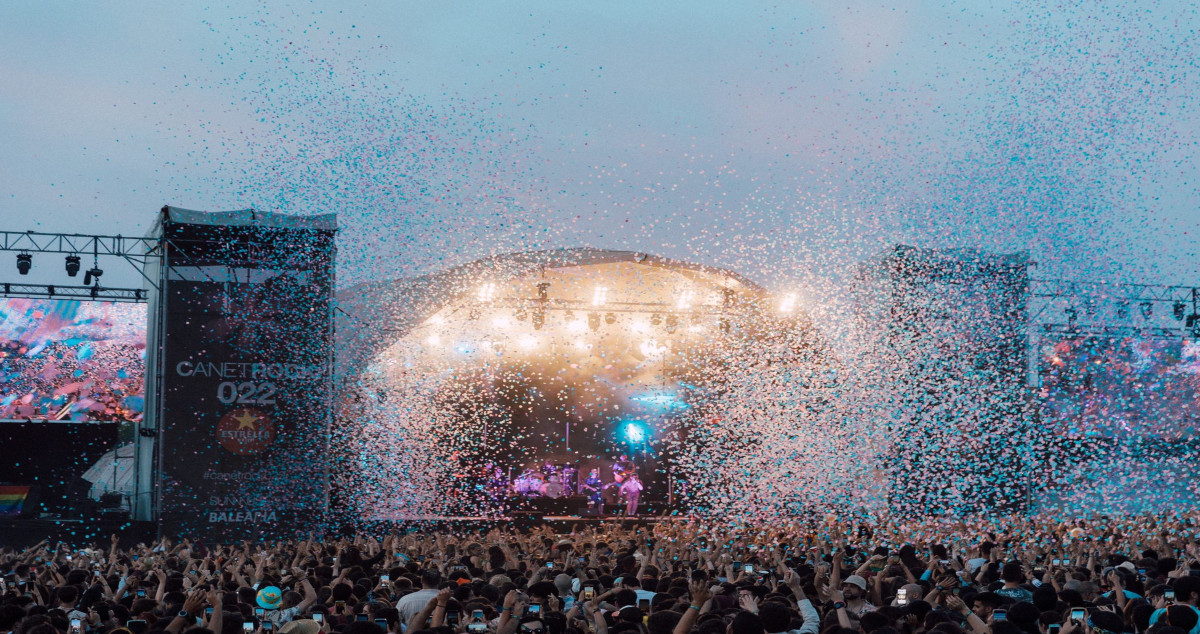 Una imagen del Festival Canet Rock, que ha reunido a 25.000 personas en su 8a edición / TWITTER