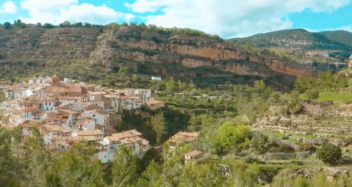 Imagen de una de las zonas del área del Maestrazgo-Els Ports, el parque de la 'Corona de Aragón'