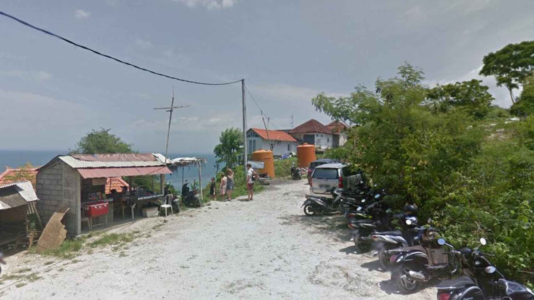 Playa Thomas, en Bali, donde fue agredida con un machete la catalana / GOOGLE MAPS