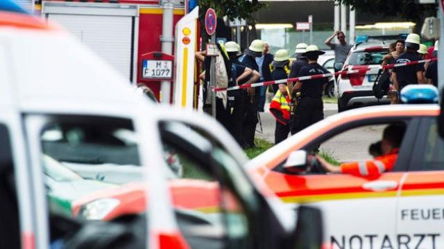 Imagen del lugar del tiroteo en Múnich (Alemania).