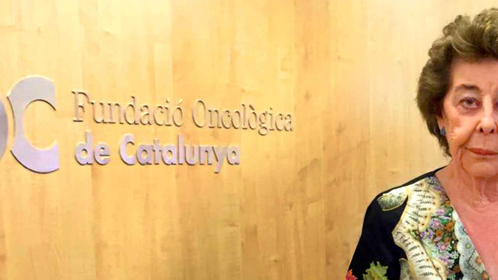 Dolores de Oya, presidenta de la Fundación Oncológica de Cataluña.