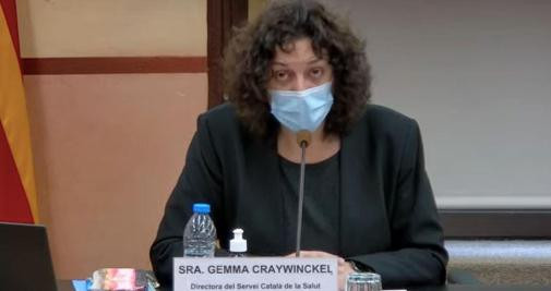 Gemma Craywinckel, directora del CatSalut, en rueda de prensa / CG