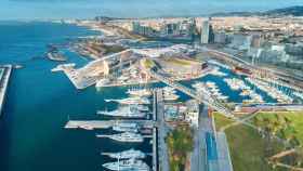 Imagen aérea del Port Fòrum de Sant Adrià, junto a Barcelona / Cedida