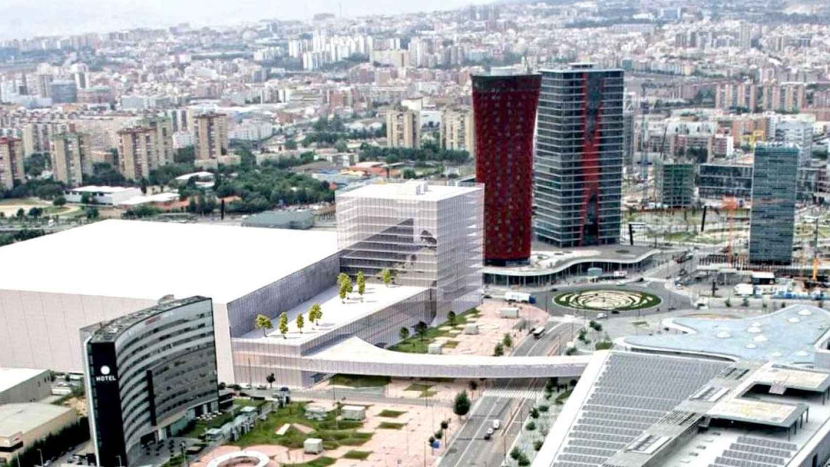 La ampliación prevista en el recinto Gran Via de Fira de Barcelona