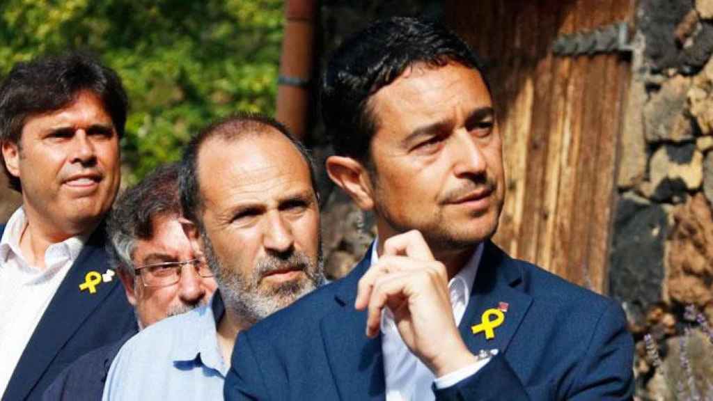 Damià Calvet, consejero catalán de Territorio, en una comparecencia pública anterior / CG