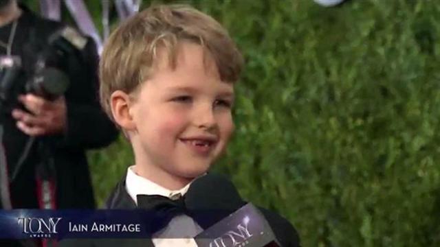 El joven actor Iain Armitage, en una entrevista / YOUTUBE