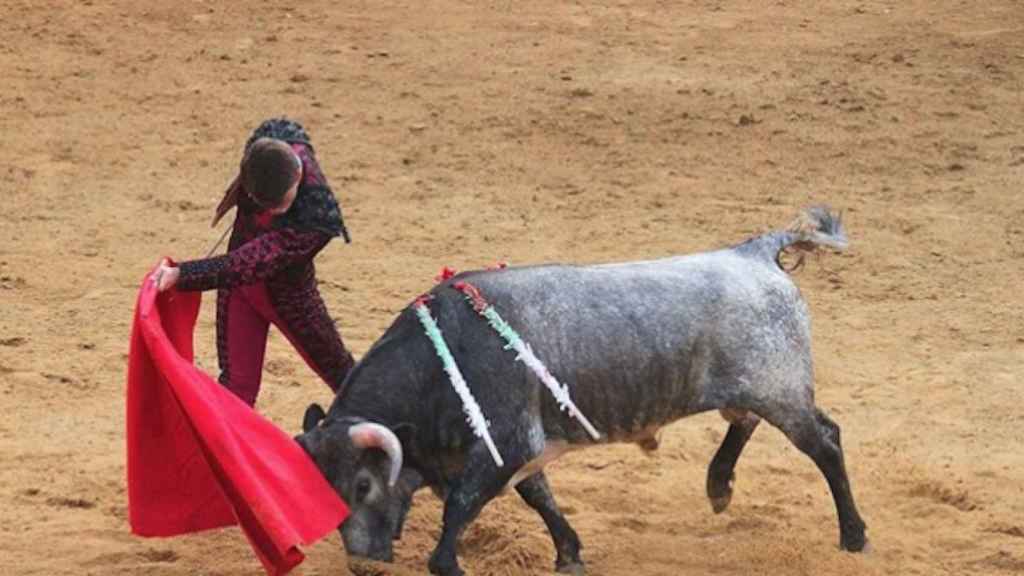 Una foto de archivo de una corrida de toros