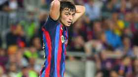 EuropaPress 4743482 12 october 2022 spain barcelona barcelonas pedri reacts during the uefa