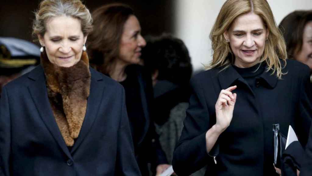 Las infantas Elena y Cristina de Borbón / EFE