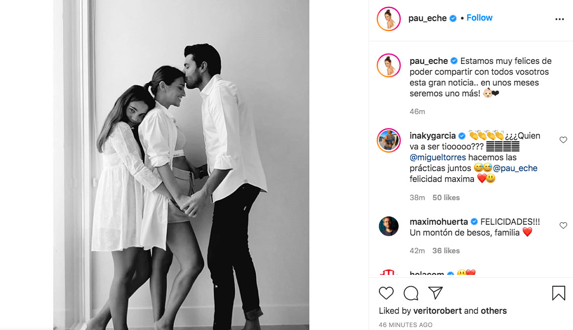 Paula Echevarría anuncia que está embarazada de su segundo hijo / INSTAGRAM