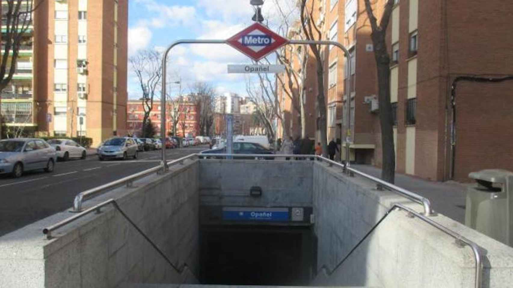 Una foto de archivo de la estación de Opañel del metro de Madrid donde actuaba el detenido