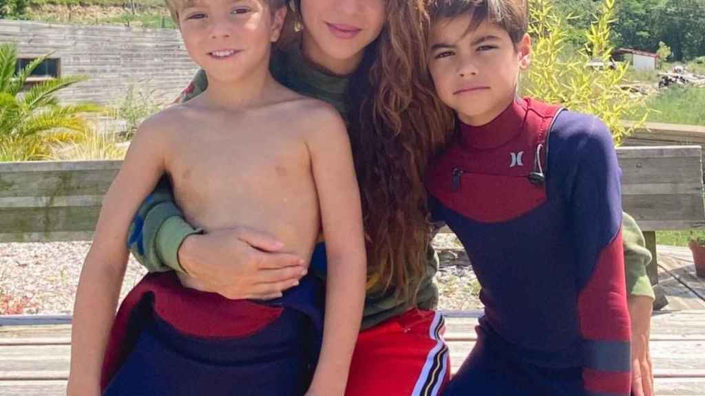 Shakira presume de hijos : REDES