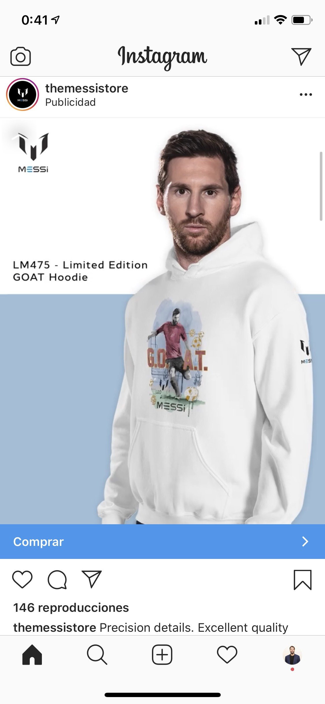 messi colección ropa GOAT