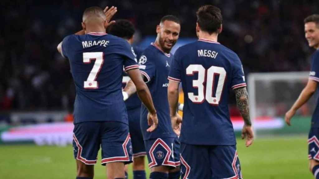 El tridente del PSG, Mbappé, Messi y Neymar no es capaz de trascender en la Champions League / PSG