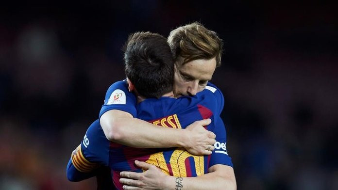 Rakitic y Messi / EFE