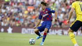 Riqui Puig jugando con el Barça contra el Arsenal / FC Barcelona