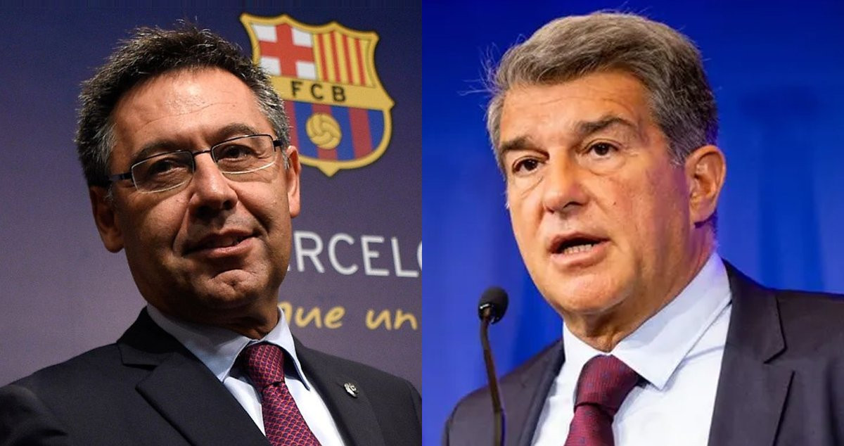 Bartomeu y Laporta, en un fotomontaje / CULEMANIA