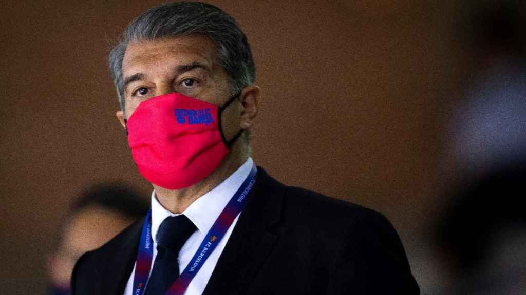 Joan Laporta viajará a Göteborg con el Barça Femenino / EFE